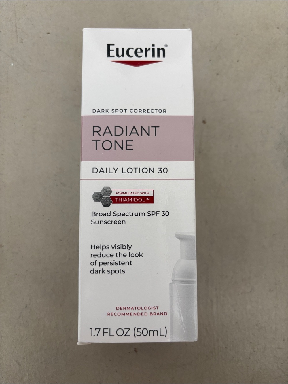 NIB Eucerin Dark Spot Corrector Radiant Tone Daily Lotion 30